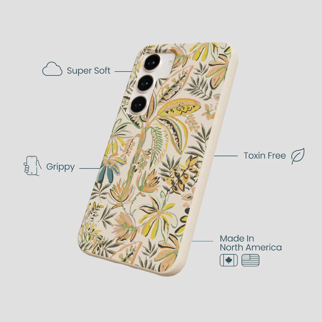 Seashell Dreamy Tropics Samsung Galaxy S24 Case - Image 4
