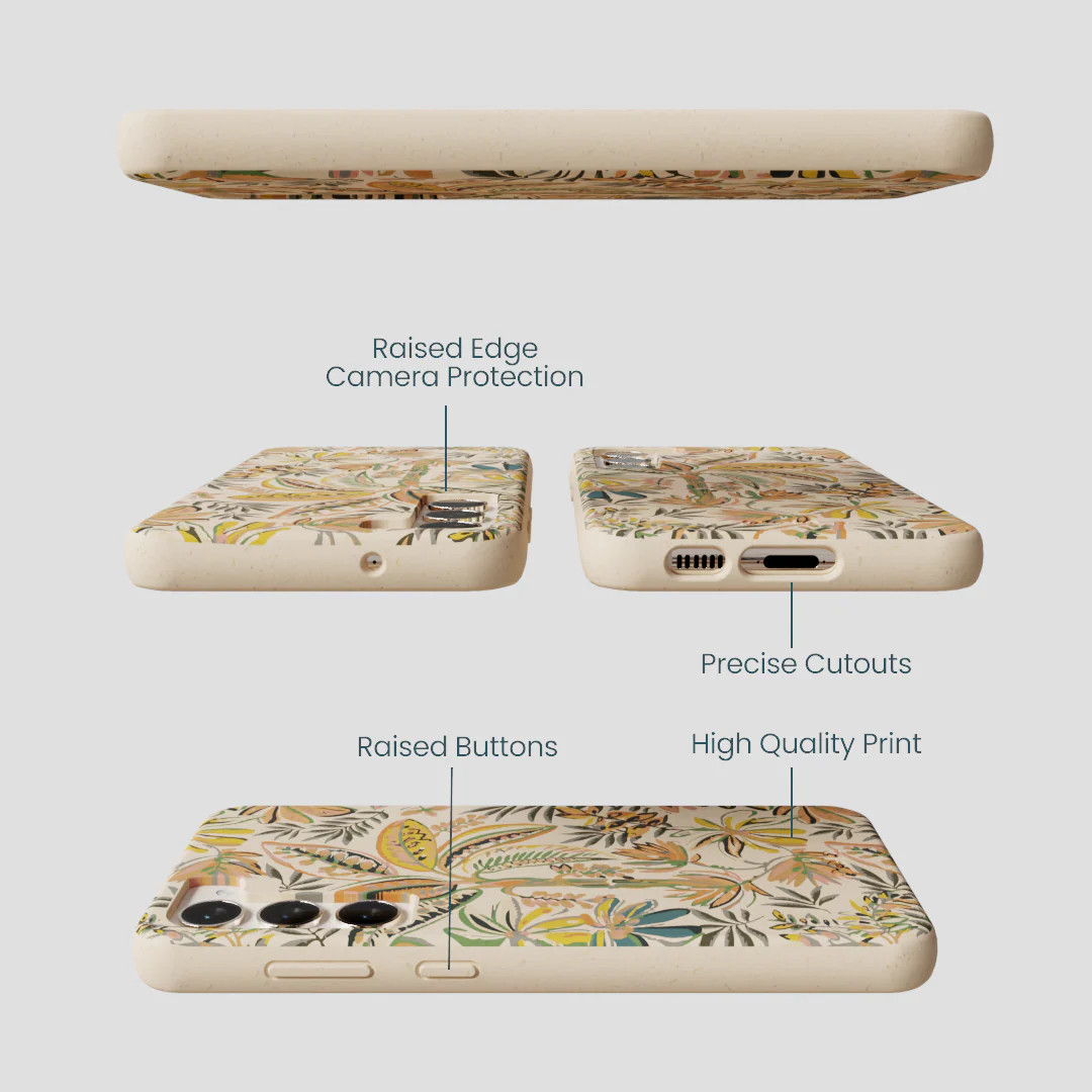 Seashell Dreamy Tropics Samsung Galaxy S24+(Plus) Case - Image 3