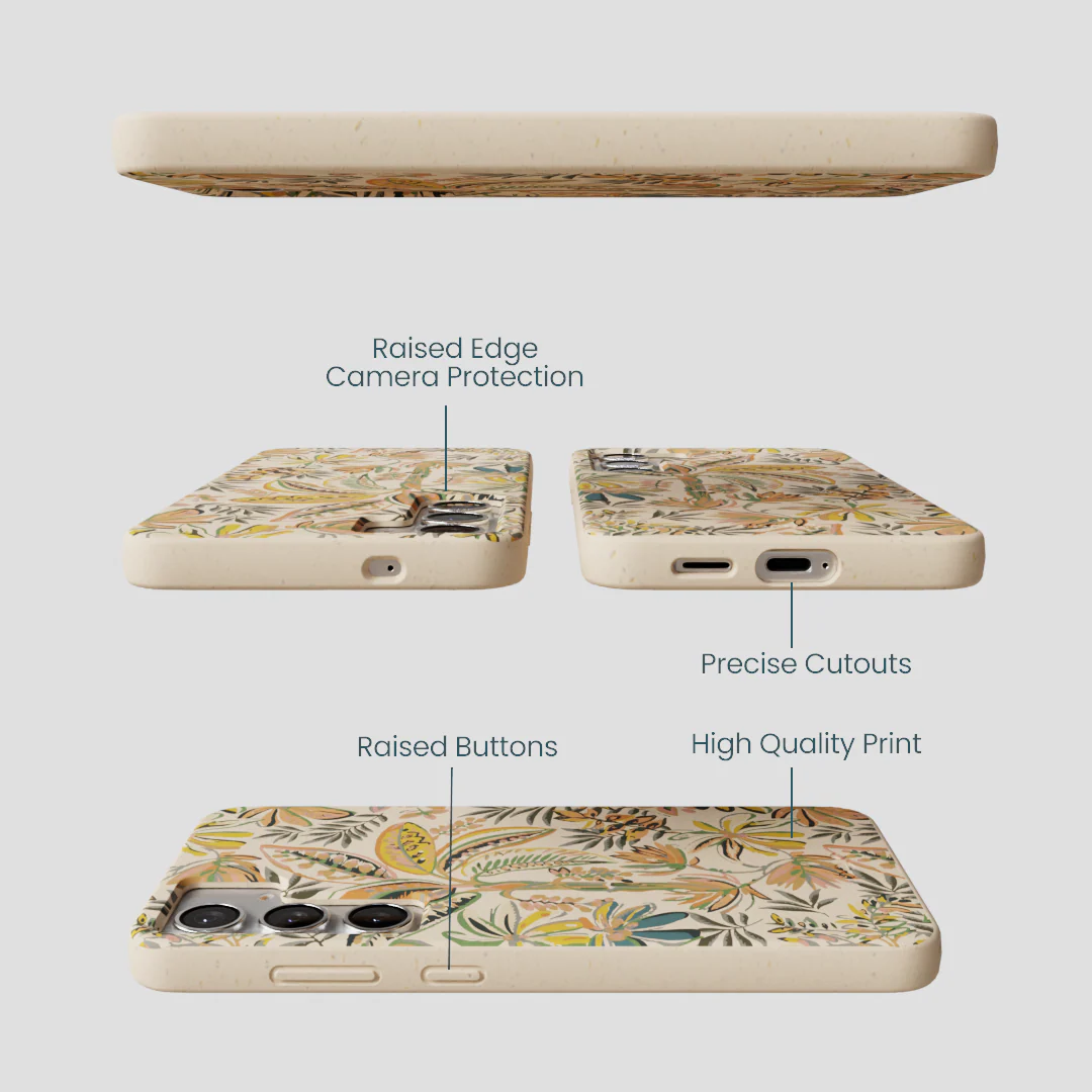 Seashell Dreamy Tropics Samsung Galaxy S25+(Plus) Case - Image 3