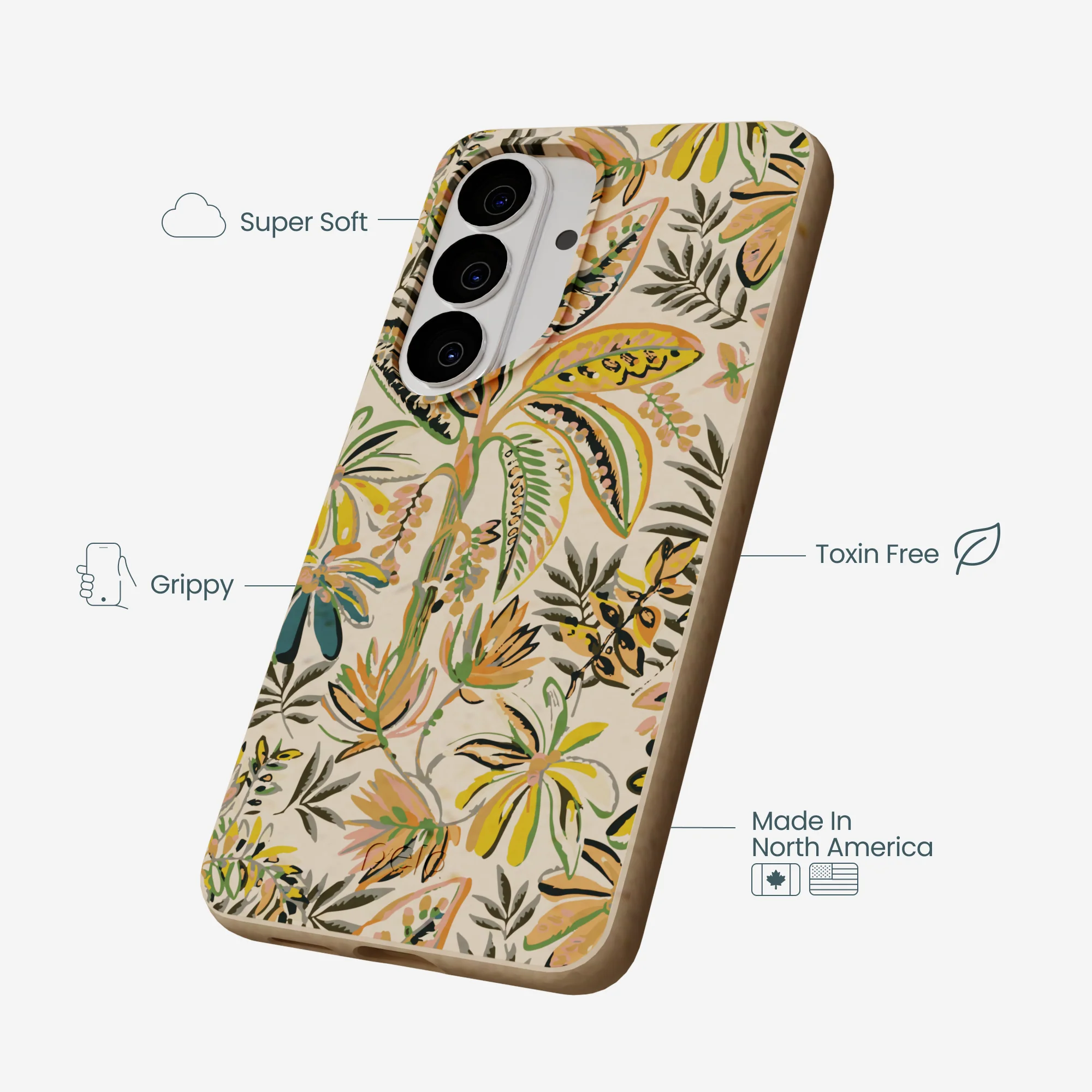 Seashell Dreamy Tropics Samsung Galaxy S26 Case - Image 4