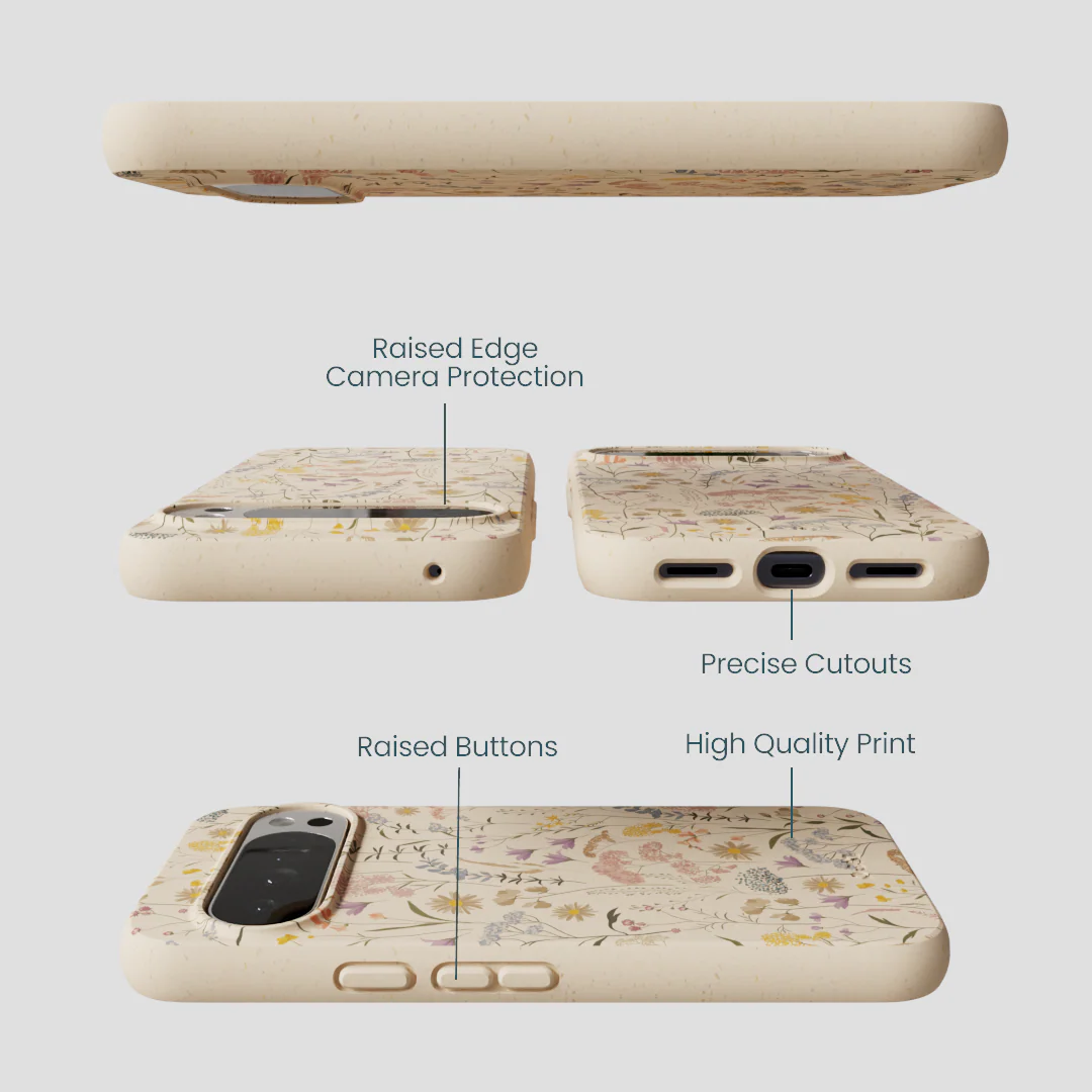 Seashell Dusty Petals Google Pixel 10 Pro XL Case - Image 2