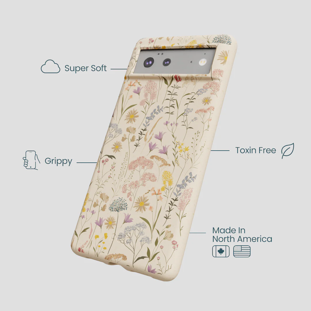 Seashell Dusty Petals Google Pixel 6 Case - Image 3