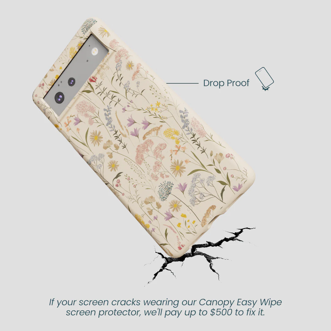 Seashell Dusty Petals Google Pixel 6 Case - Image 4