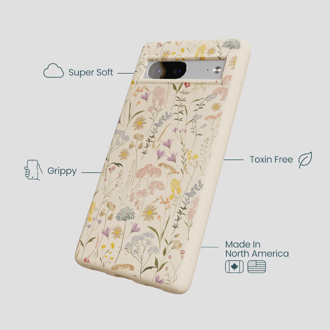 Seashell Dusty Petals Google Pixel 7 Case - Image 3
