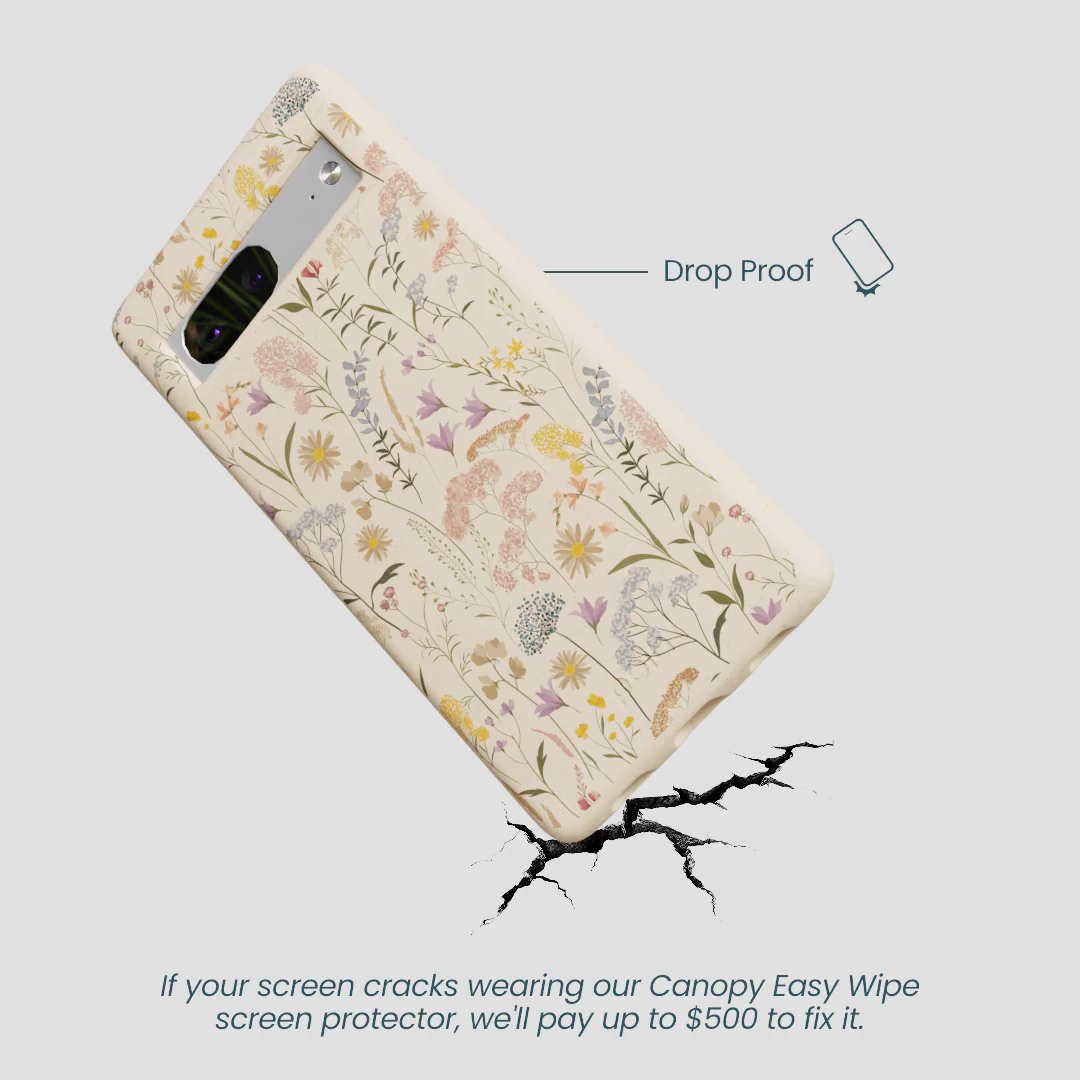 Seashell Dusty Petals Google Pixel 7 Case - Image 4