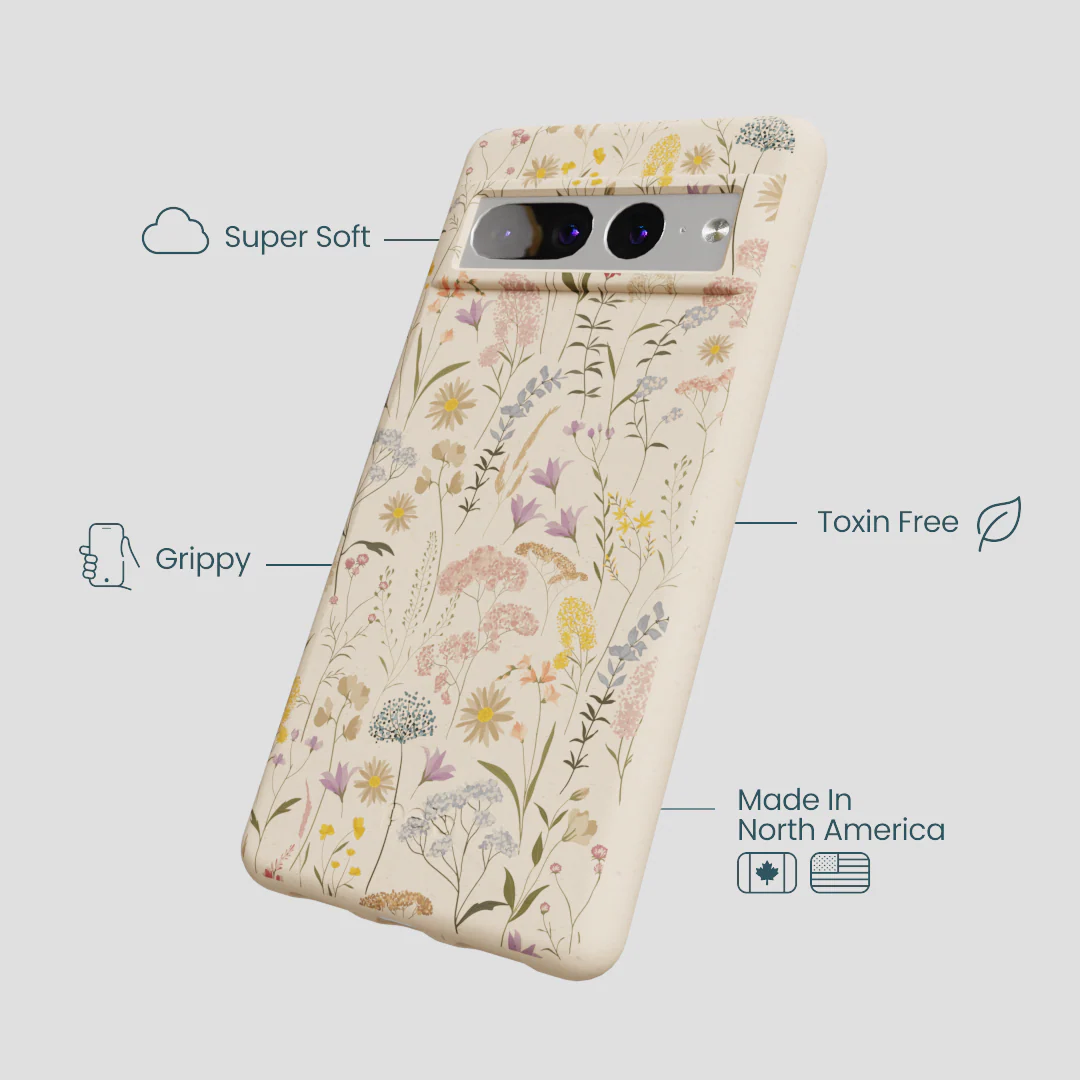 Seashell Dusty Petals Google Pixel 7 Pro Case - Image 3