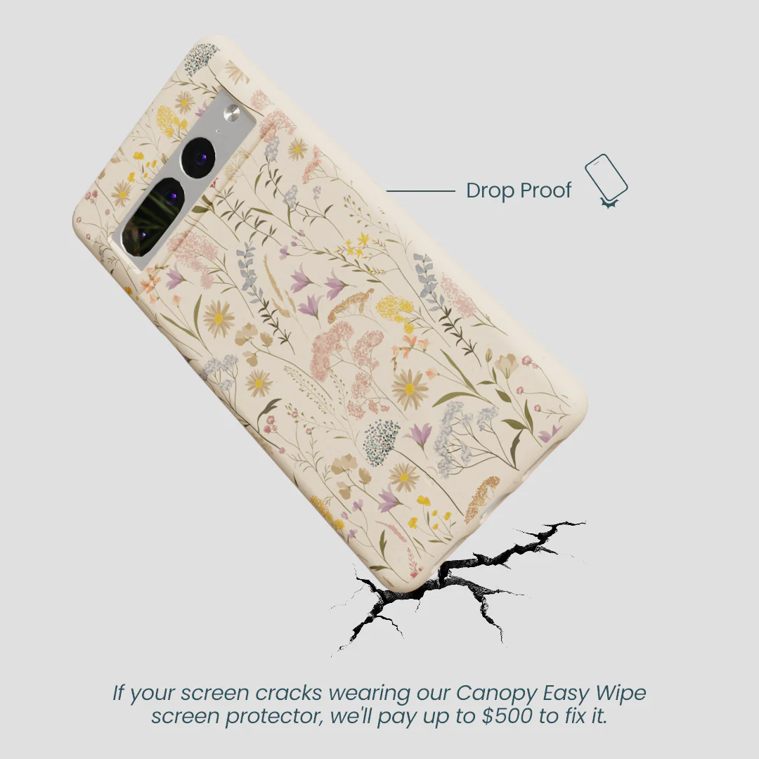 Seashell Dusty Petals Google Pixel 7 Pro Case - Image 4