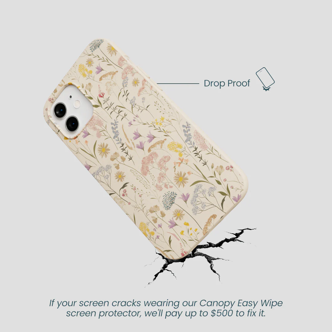Seashell Dusty Petals iPhone 12/ iPhone 12 Pro Case - Image 5