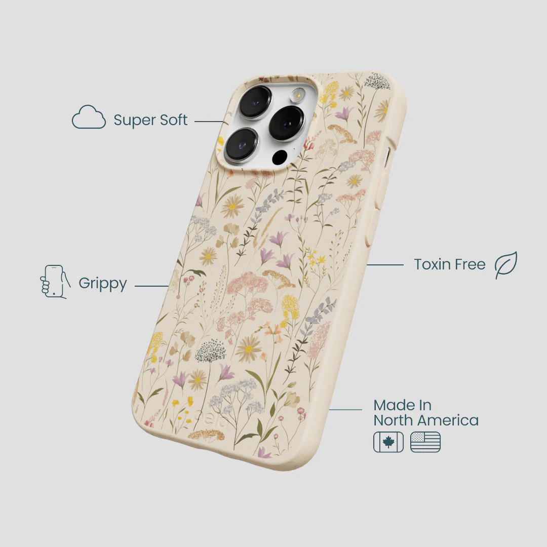 Seashell Dusty Petals iPhone 13 Pro Case - Image 4
