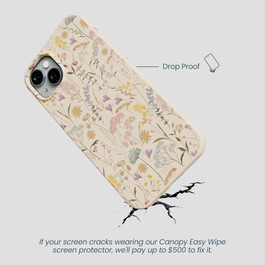 Seashell Dusty Petals iPhone 15 Plus Case - Image 5