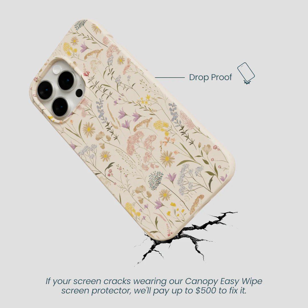 Seashell Dusty Petals iPhone 15 Pro Max Case - Image 5