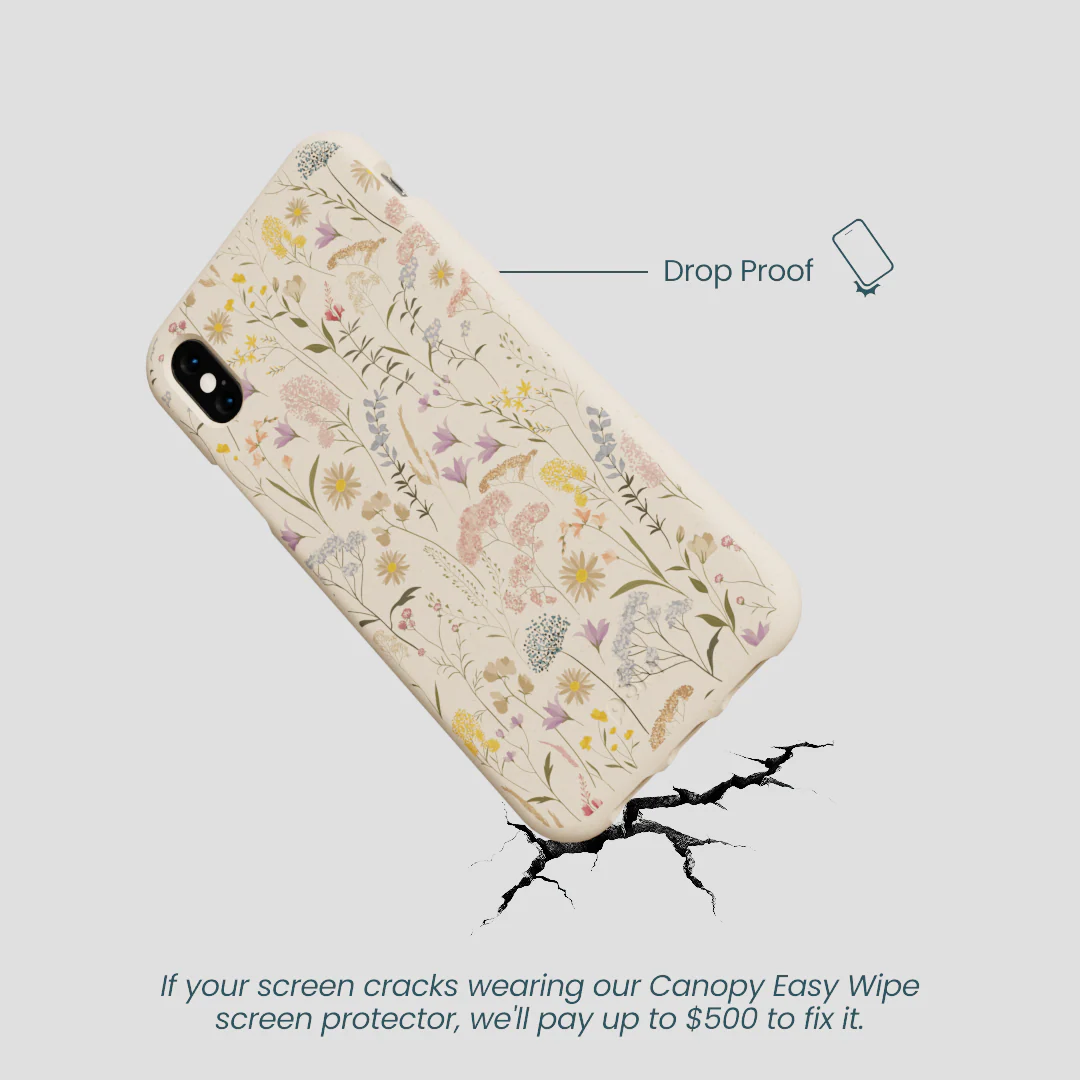 Seashell Dusty Petals iPhone XR Case - Image 5