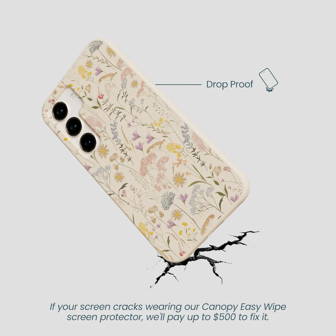Seashell Dusty Petals Samsung Galaxy S23 Case - Image 4