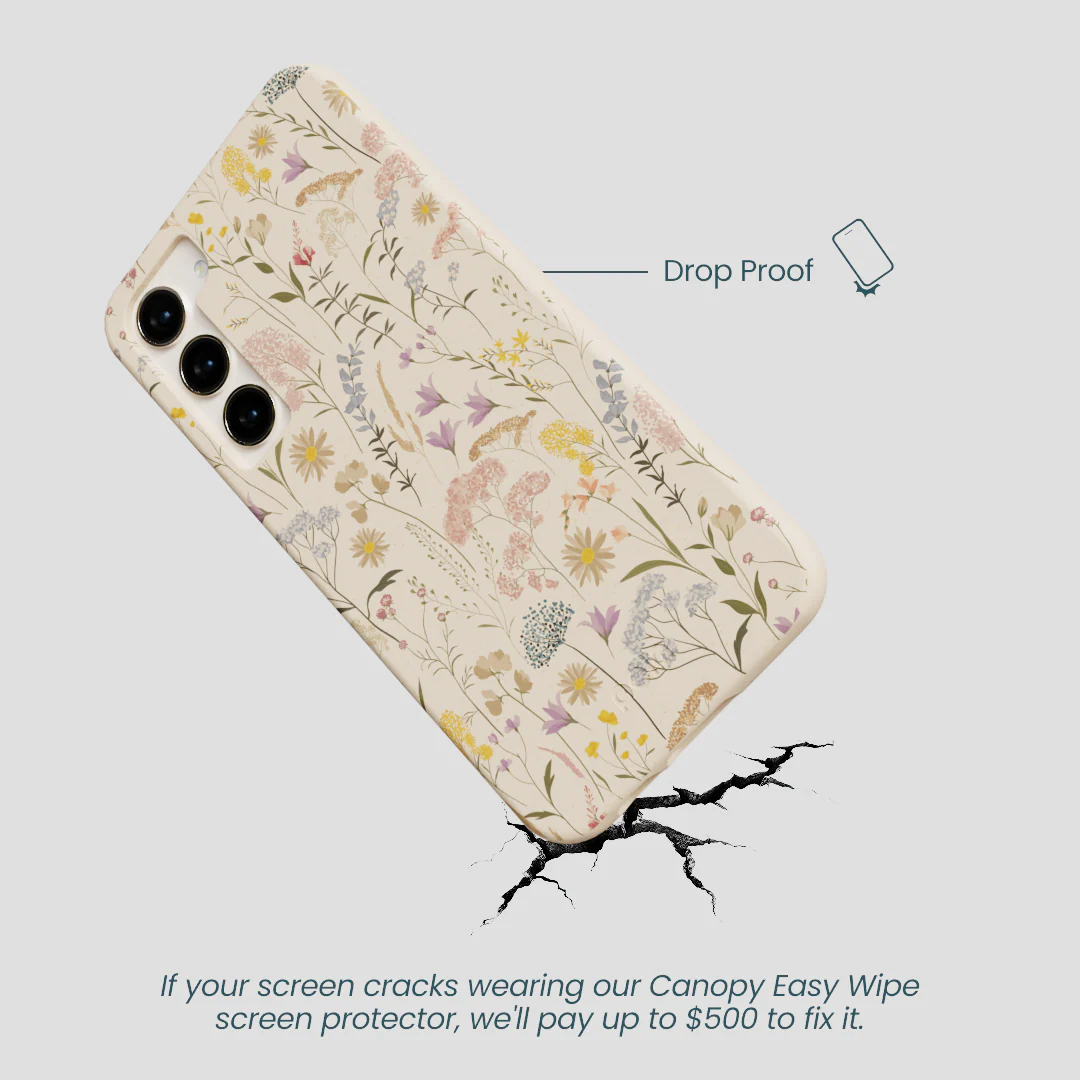 Seashell Dusty Petals Samsung Galaxy S24+(Plus) Case - Image 5