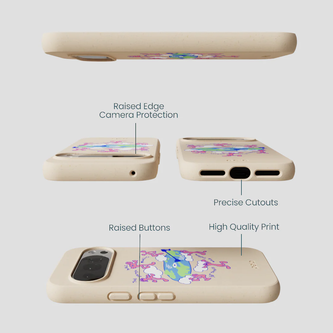 Seashell Earth Music Google Pixel 10/10 Pro Case - Image 3