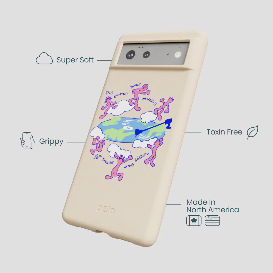 Seashell Earth Music Google Pixel 6 Case - Image 4