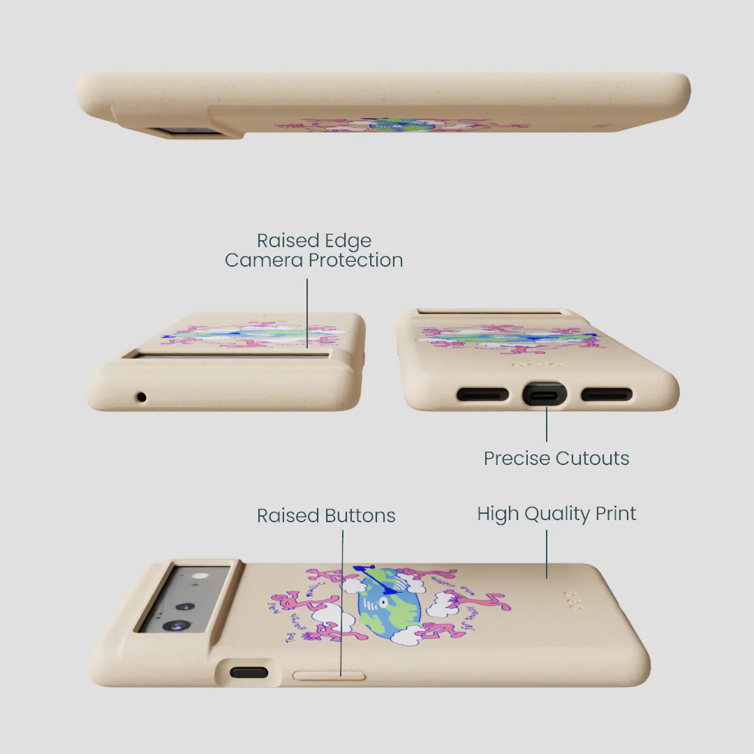 Seashell Earth Music Google Pixel 6a Case - Image 3