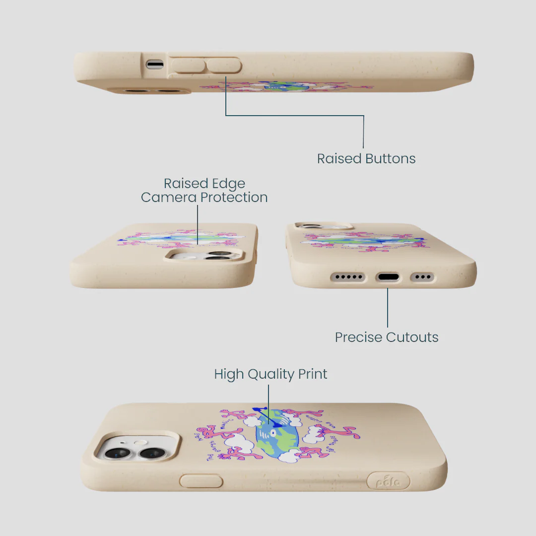 Seashell Earth Music iPhone 12/ iPhone 12 Pro Case - Image 3