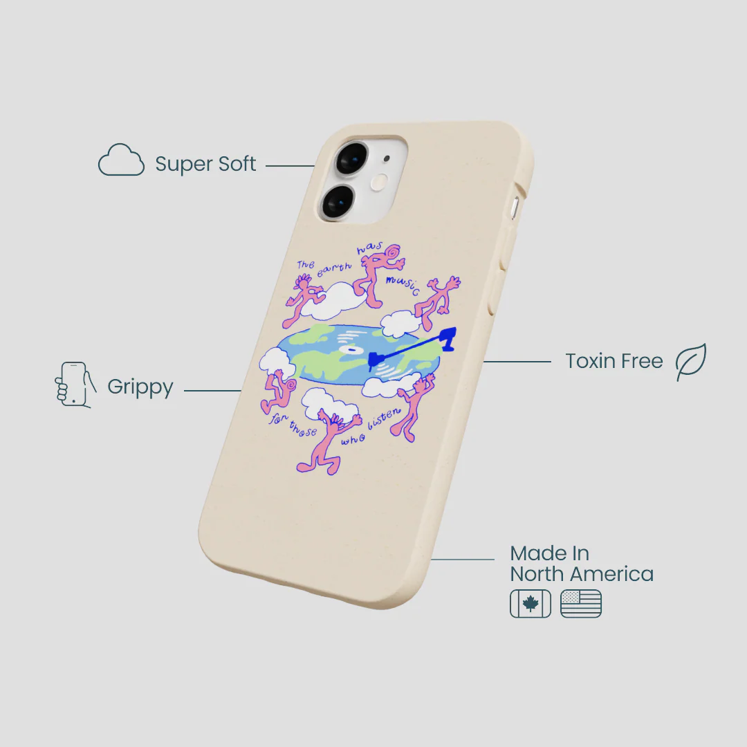 Seashell Earth Music iPhone 12 Mini Case - Image 4