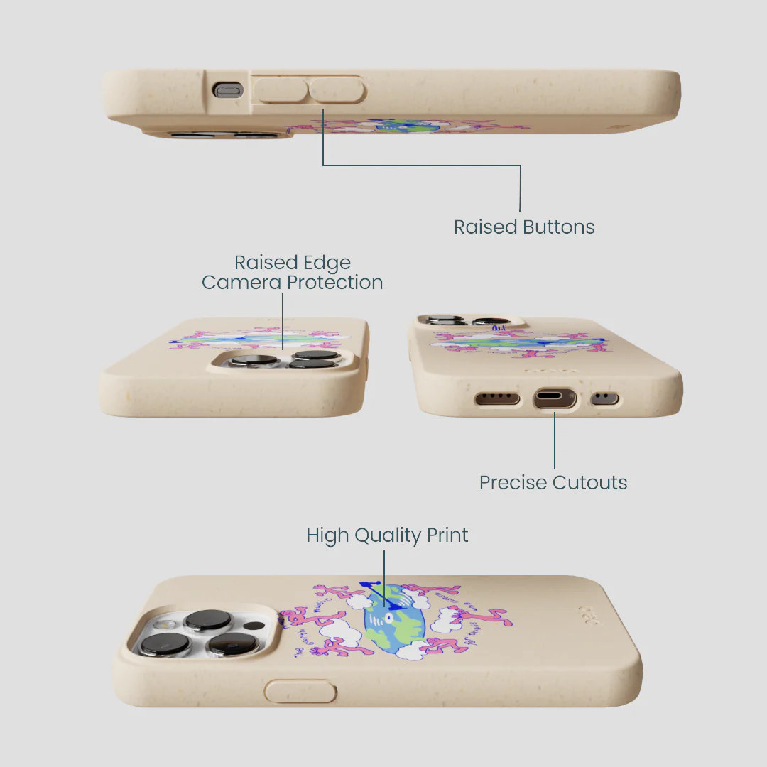 Seashell Earth Music iPhone 13 Pro Case - Image 3