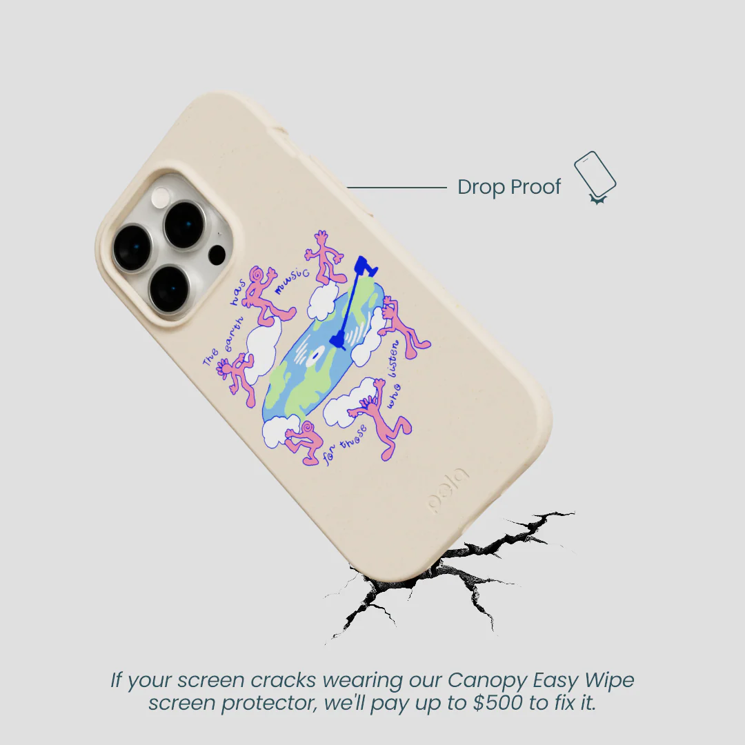 Seashell Earth Music iPhone 14 Pro Case - Image 5