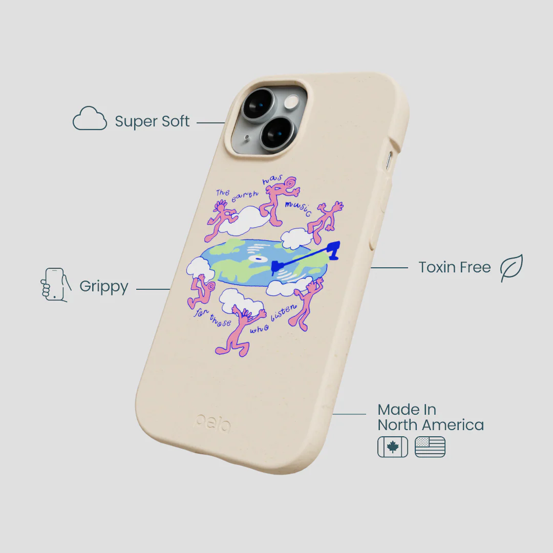 Seashell Earth Music iPhone 15 Case - Image 4