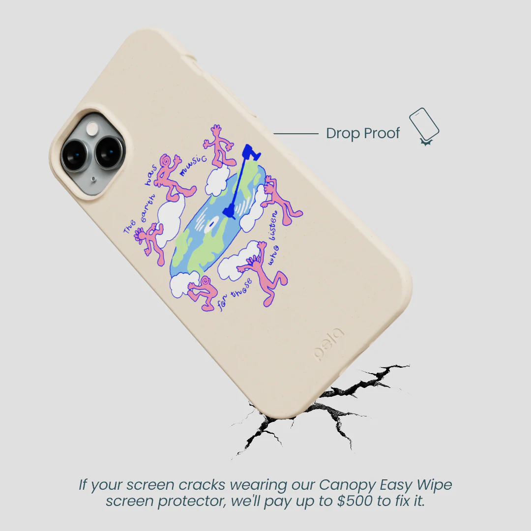 Seashell Earth Music iPhone 15 Plus Case - Image 5