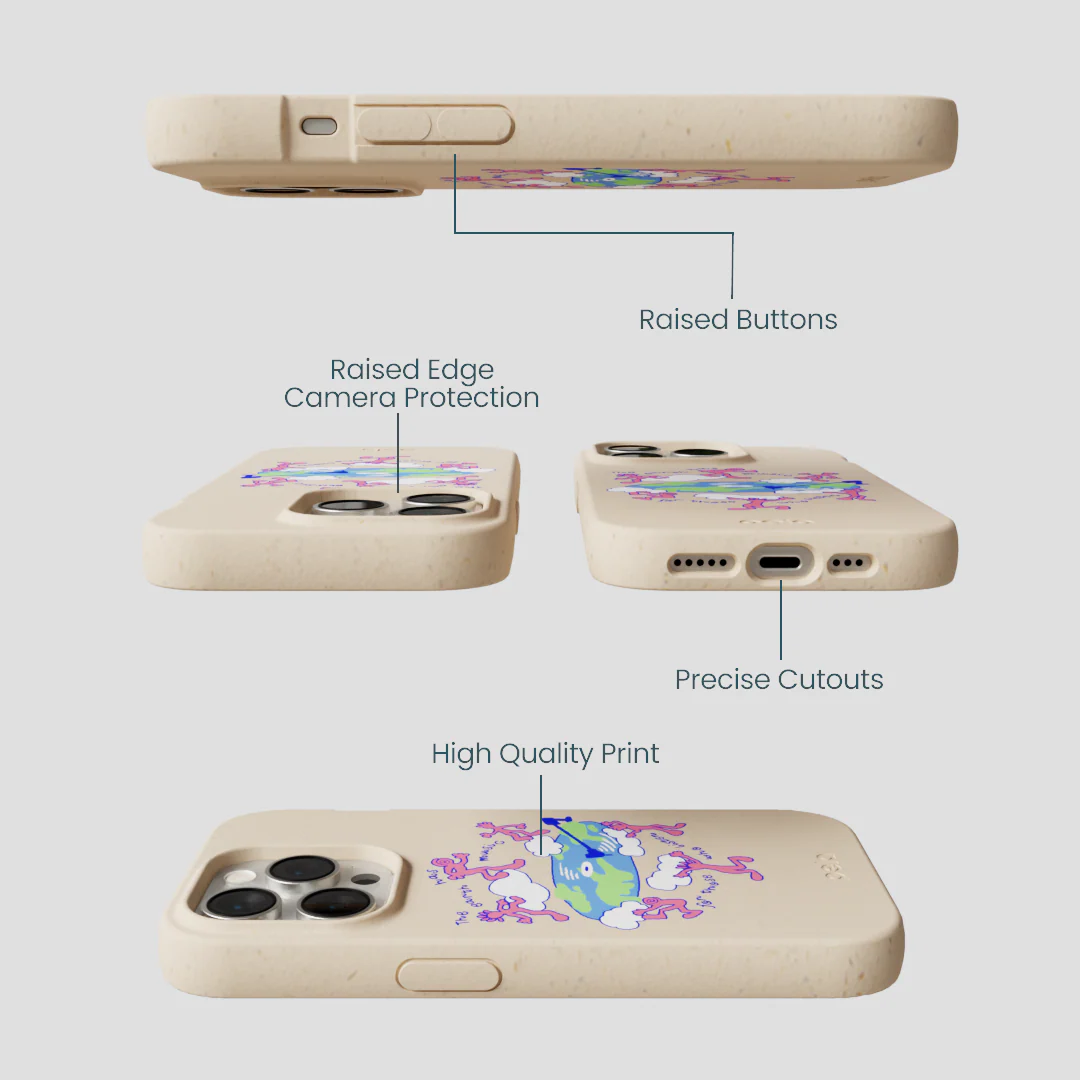 Seashell Earth Music iPhone 15 Pro Case - Image 3