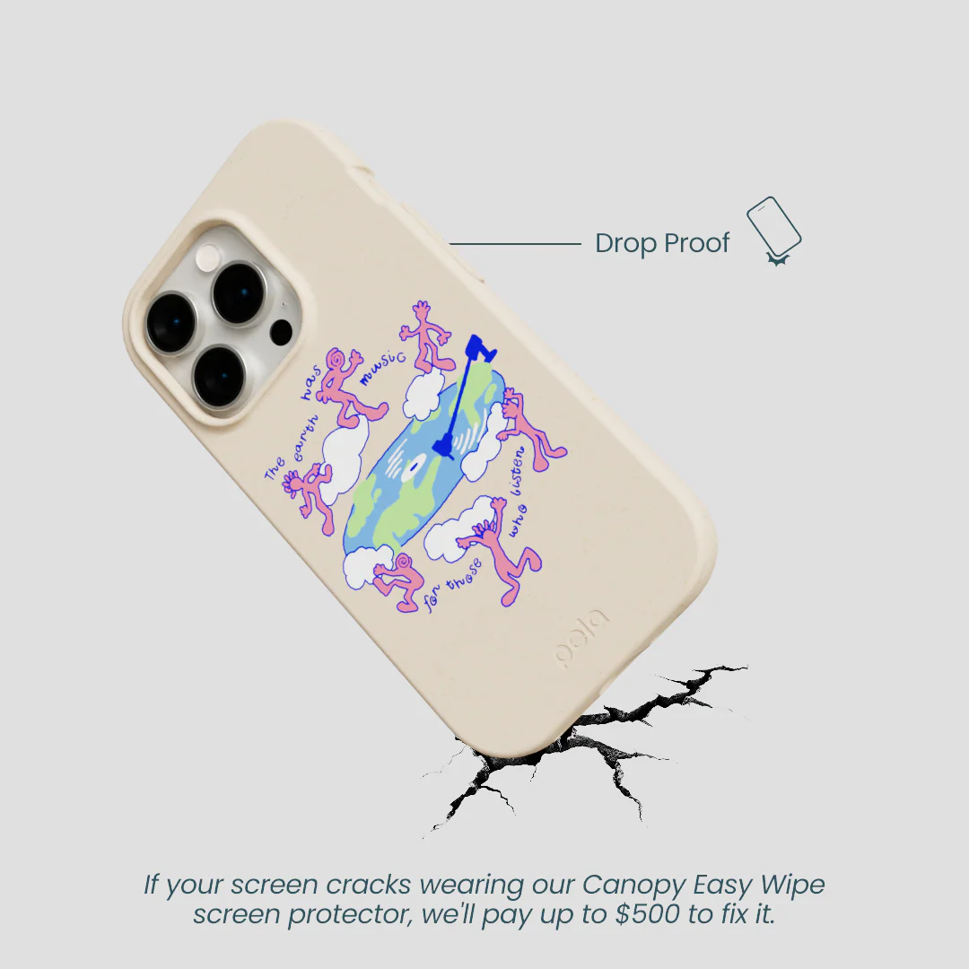 Seashell Earth Music iPhone 15 Pro Case - Image 5