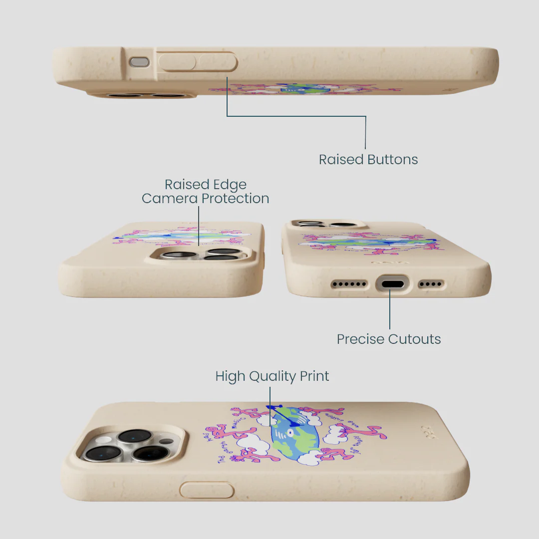 Seashell Earth Music iPhone 15 Pro Max Case - Image 3