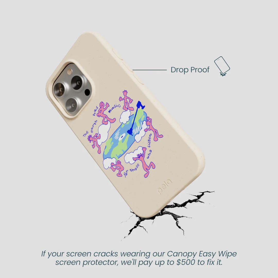 Seashell Earth Music iPhone 16 Pro Case - Image 5