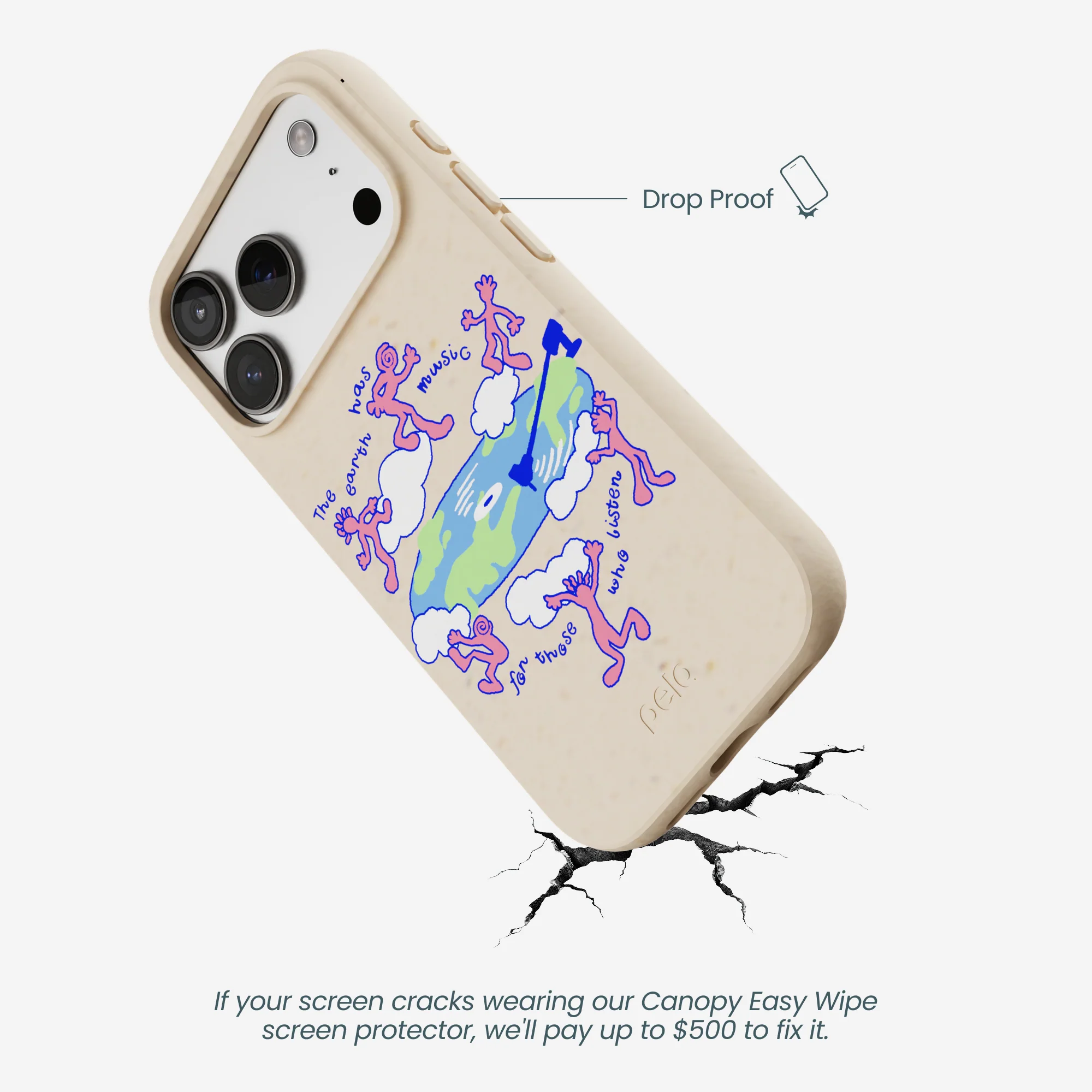 Seashell Earth Music iPhone 17 Pro Case - Image 5