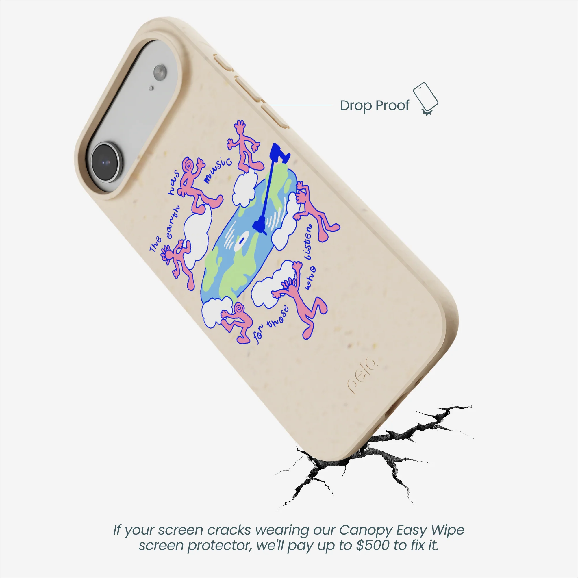 Seashell Earth Music iPhone Air Case - Image 5
