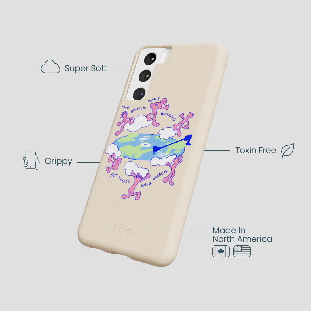 Seashell Earth Music Samsung Galaxy S21 Case - Image 4