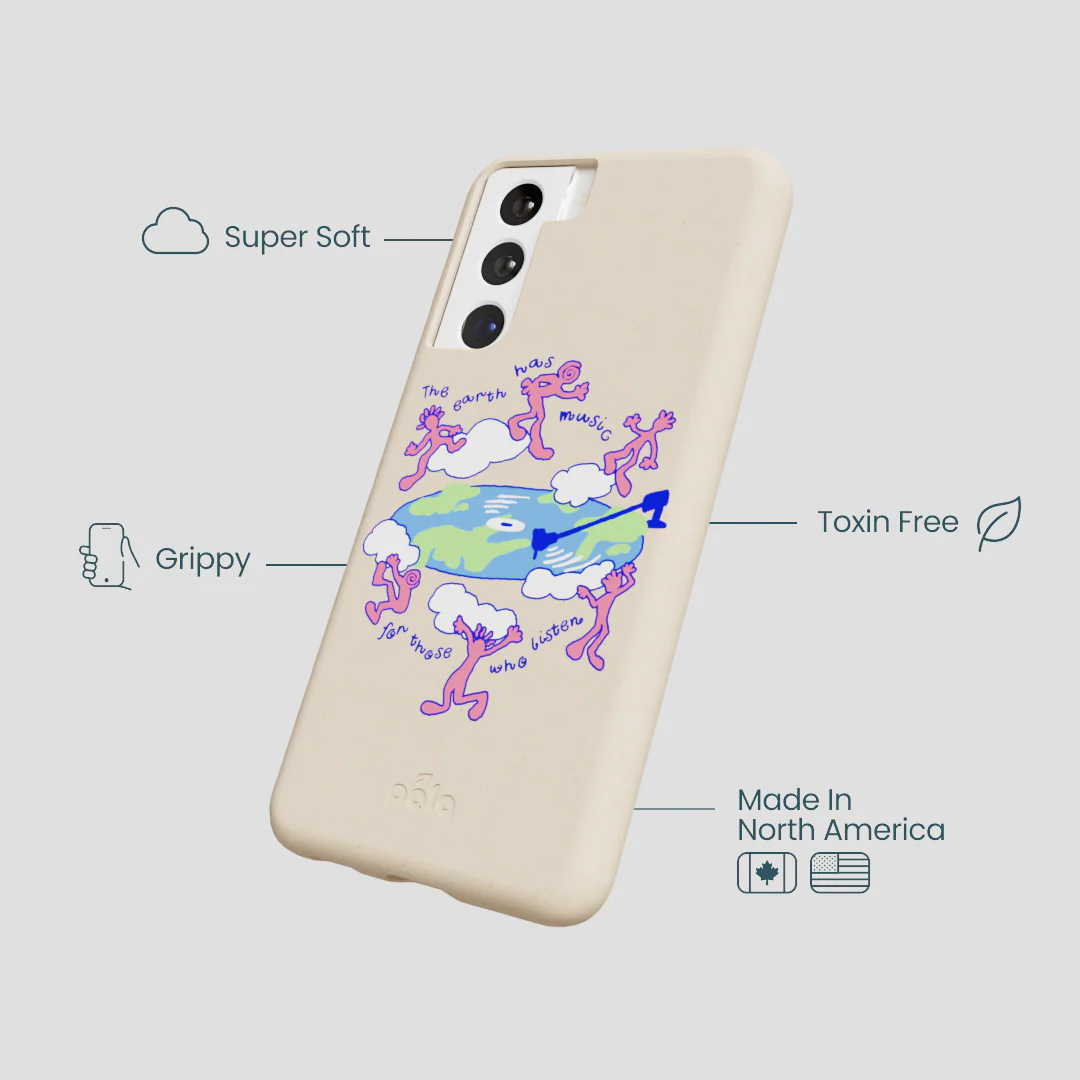 Seashell Earth Music Samsung Galaxy S22 Case - Image 4