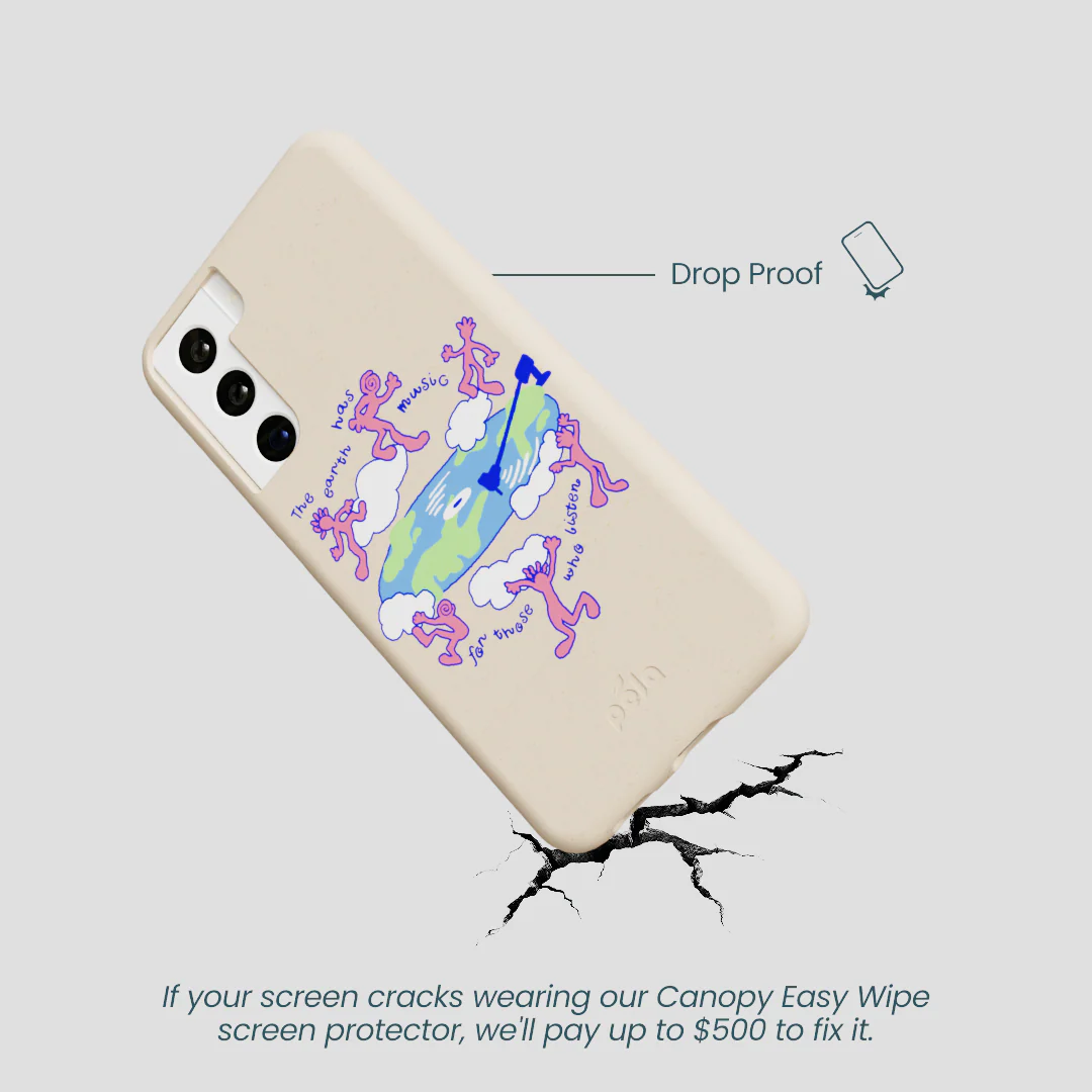 Seashell Earth Music Samsung Galaxy S22 Case - Image 5