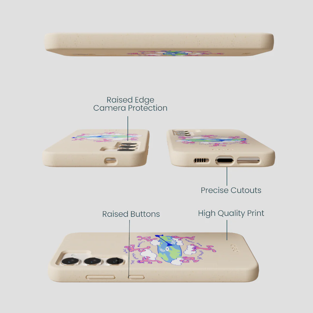 Seashell Earth Music Samsung Galaxy S23 Case - Image 3