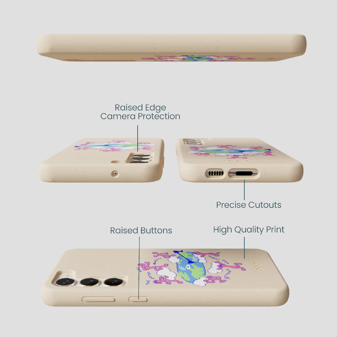 Seashell Earth Music Samsung Galaxy S23+(Plus) Case - Image 3