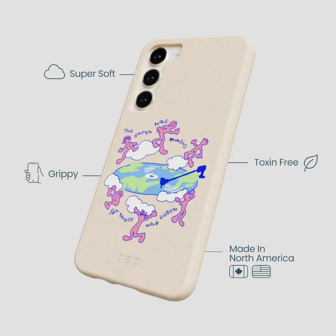 Seashell Earth Music Samsung Galaxy S23+(Plus) Case - Image 4