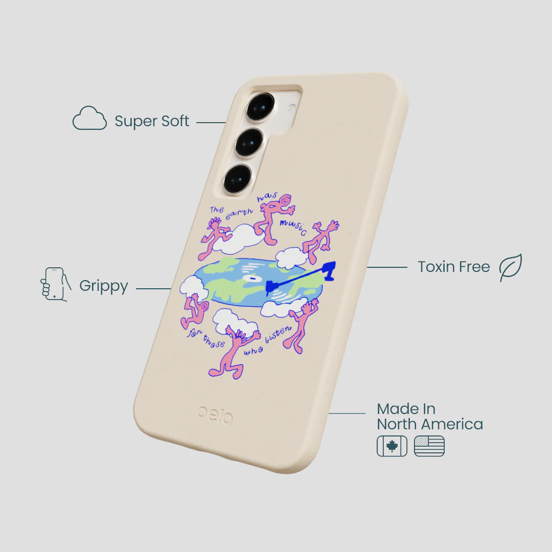 Seashell Earth Music Samsung Galaxy S24 Case - Image 4