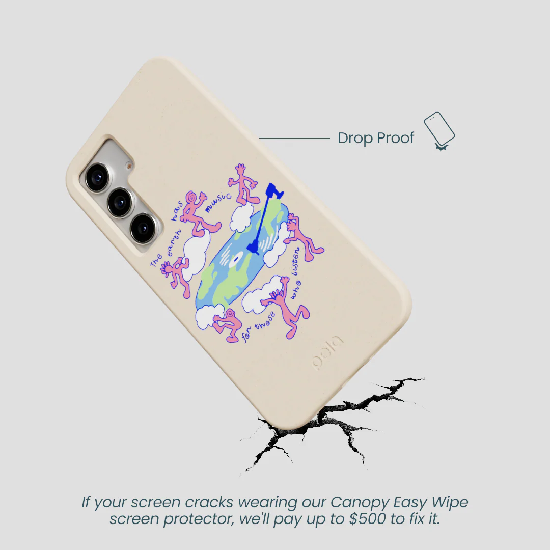 Seashell Earth Music Samsung Galaxy S25 Case - Image 5