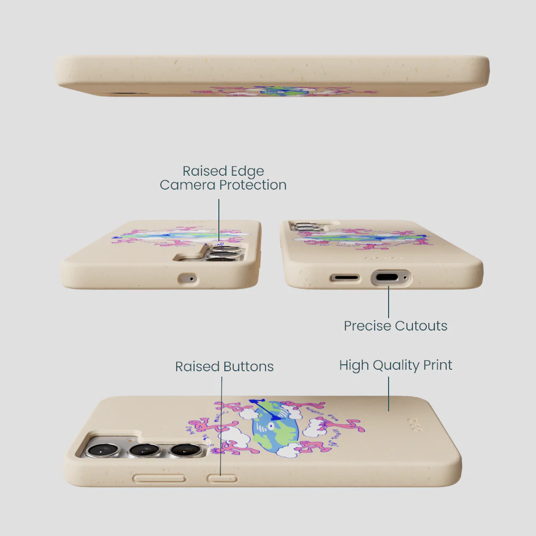 Seashell Earth Music Samsung Galaxy S25+(Plus) Case - Image 3