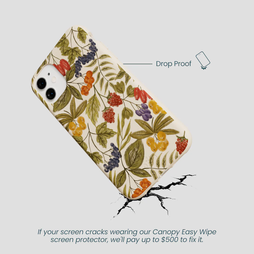Seashell Fall Berries iPhone 11 Case - Image 5