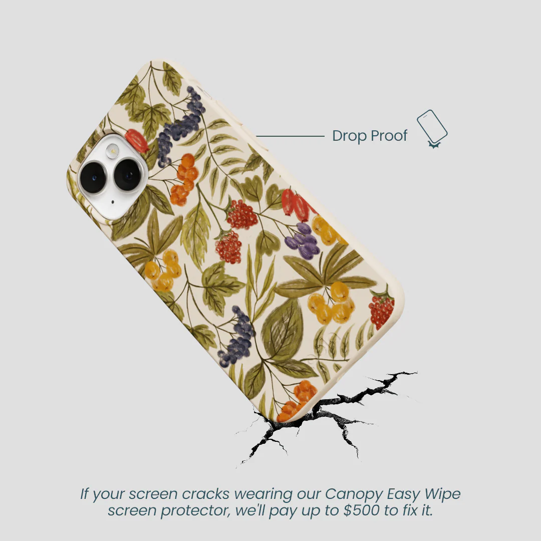 Seashell Fall Berries iPhone 13 Case - Image 5