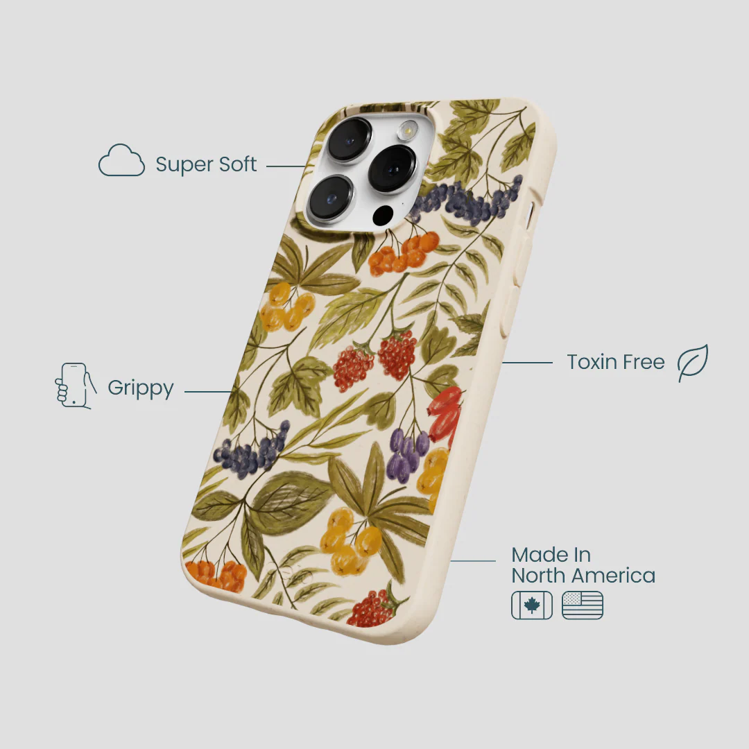 Seashell Fall Berries iPhone 13 Pro Case - Image 4