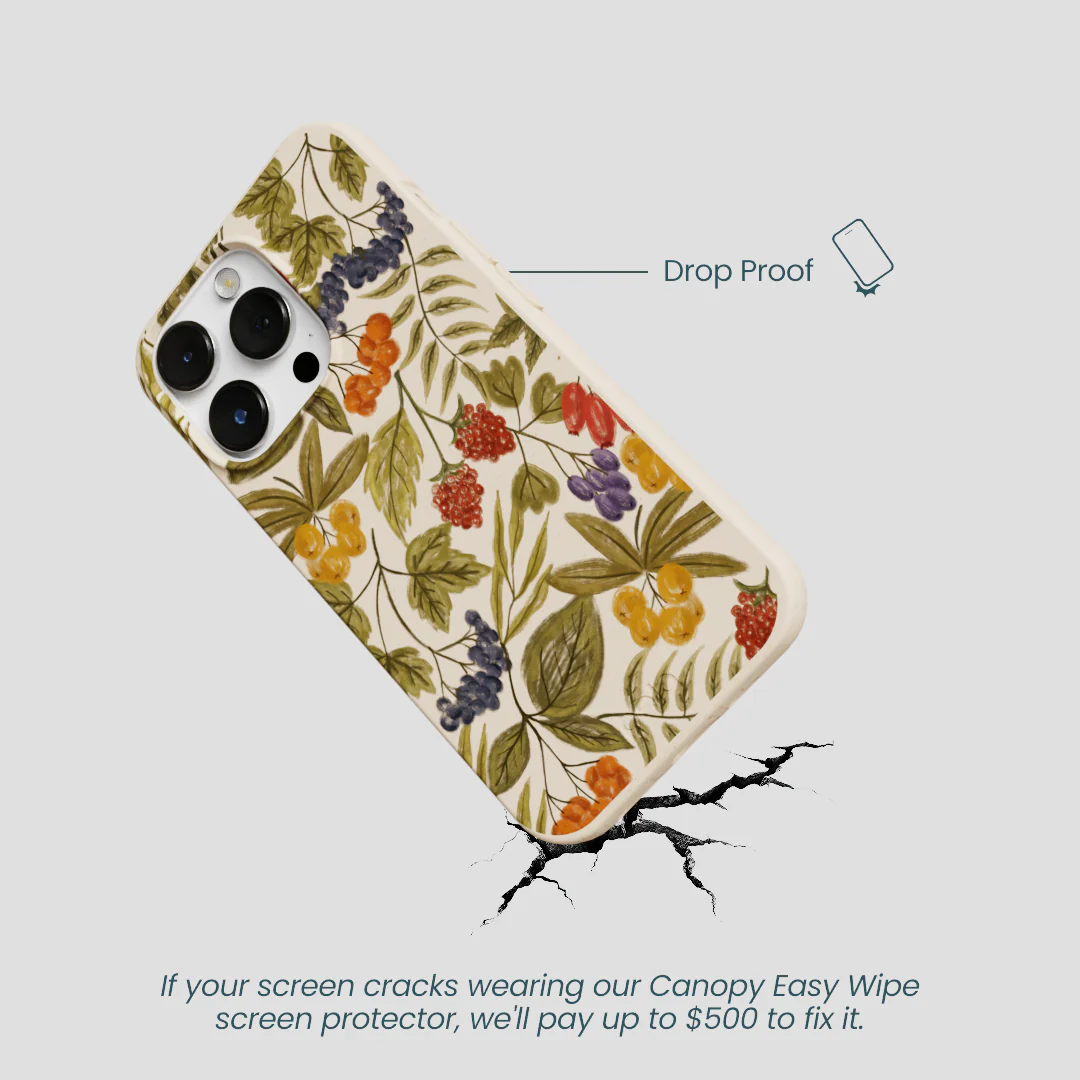 Seashell Fall Berries iPhone 13 Pro Case - Image 5