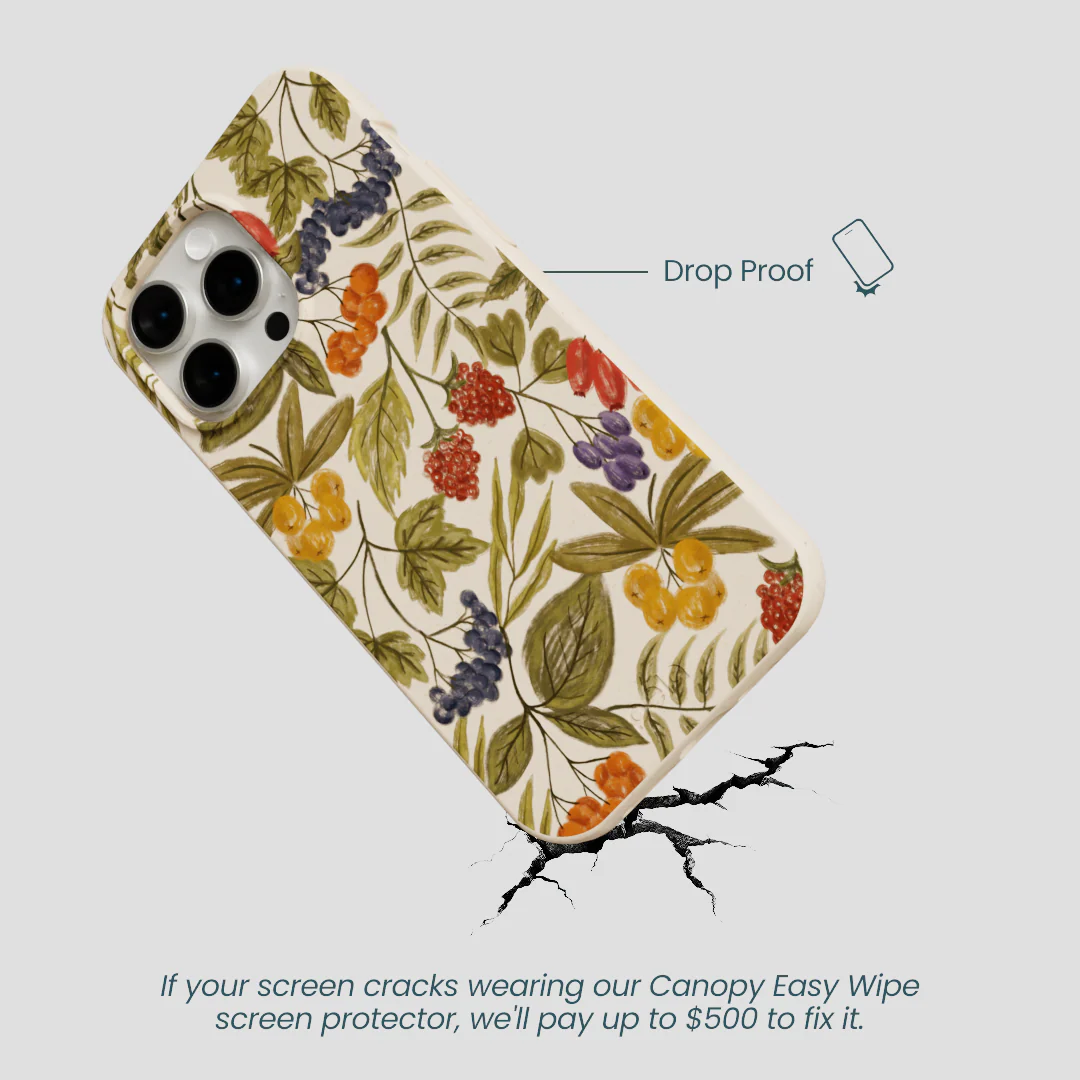Seashell Fall Berries iPhone 15 Pro Max Case - Image 5