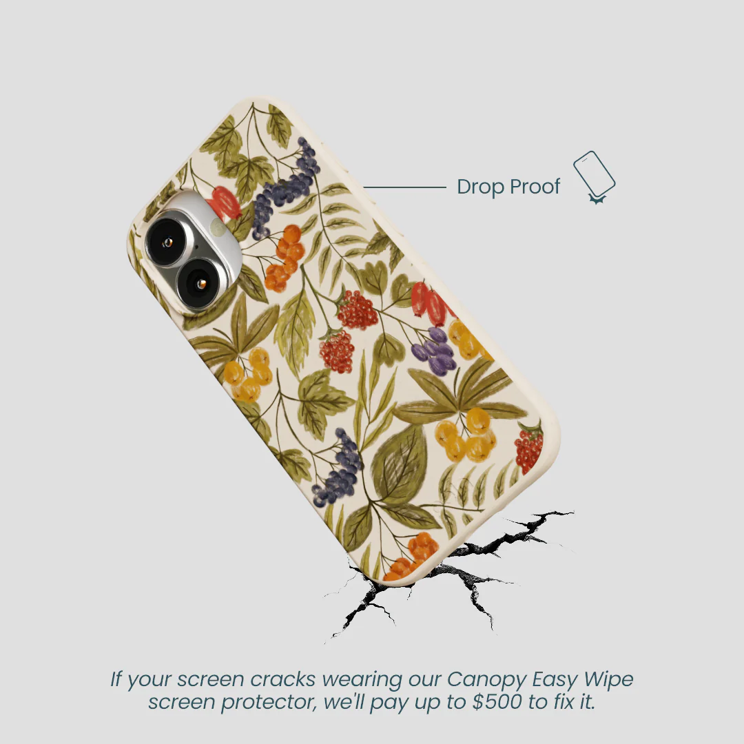 Seashell Fall Berries iPhone 16 Case - Image 5