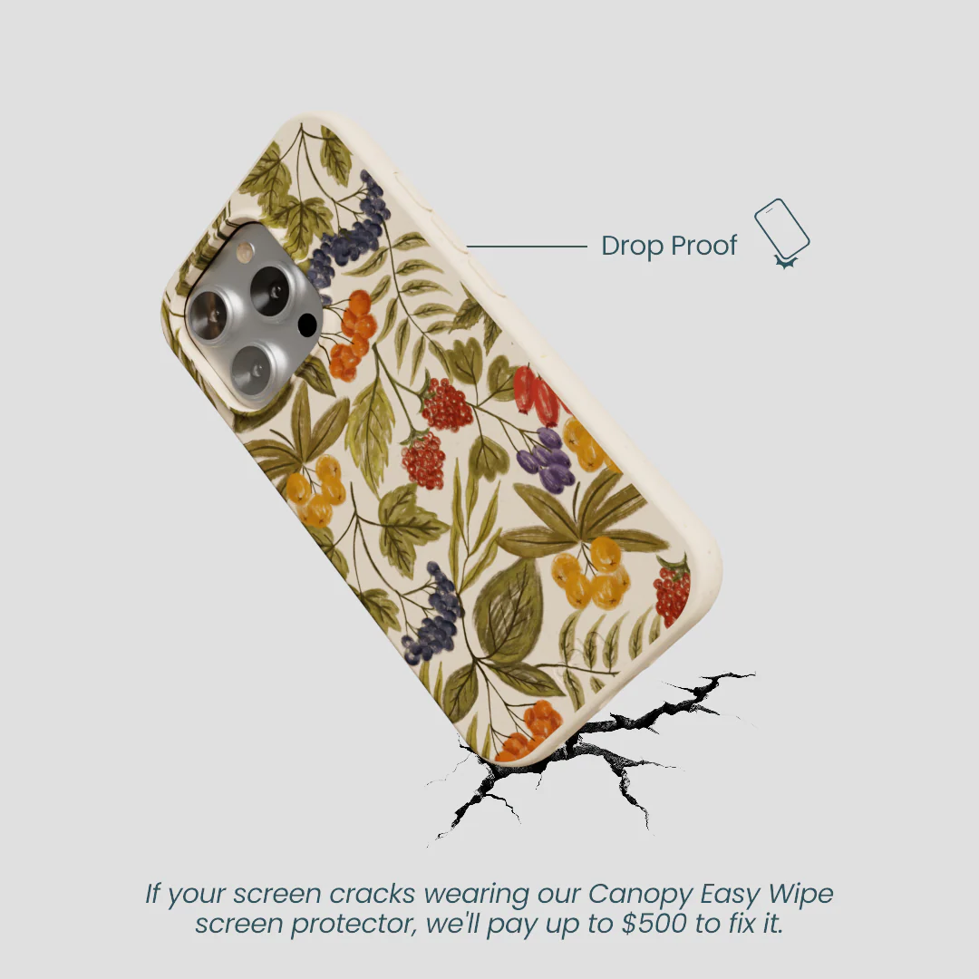Seashell Fall Berries iPhone 16 Pro Case - Image 5