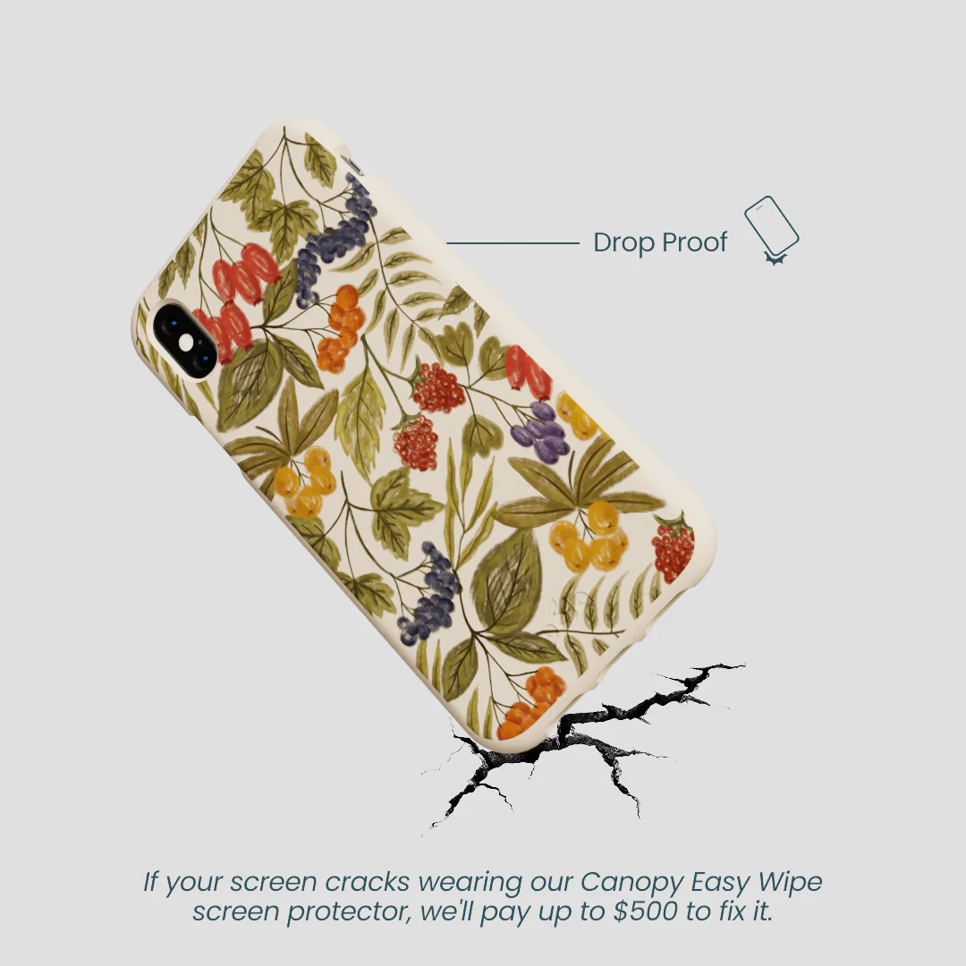 Seashell Fall Berries iPhone XR Case - Image 5